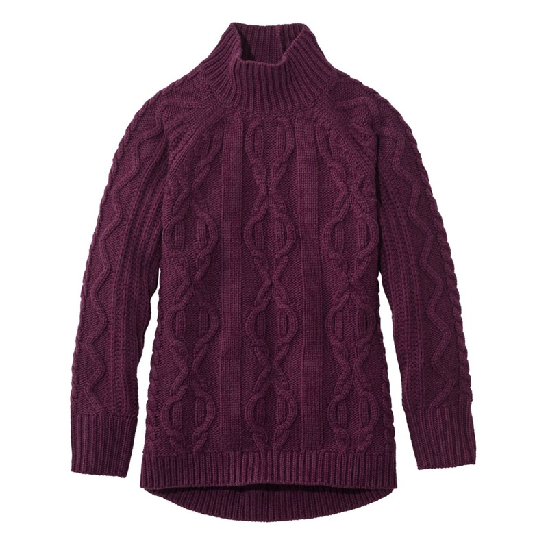 米国フィット・レギュラー コージー・フィッシャーマン・セーター、プルオーバー