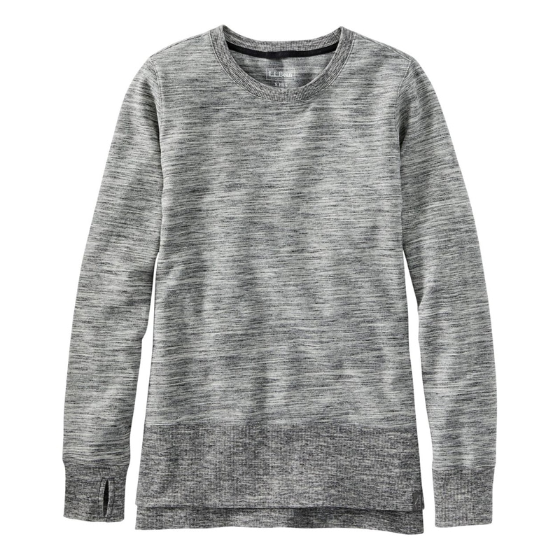 米国フィット・レギュラー エル・エル・ビーン・コージー・スウェットシャツ、スプリットヘム マール