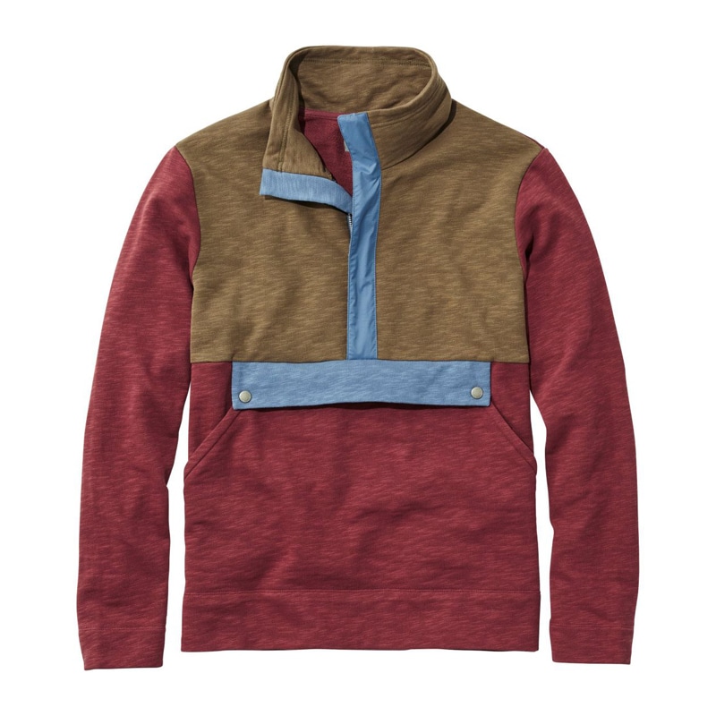 米国フィット・レギュラー シグネチャー・ビンテージ・プルオーバー・スウェットシャツ、カラーブロック
