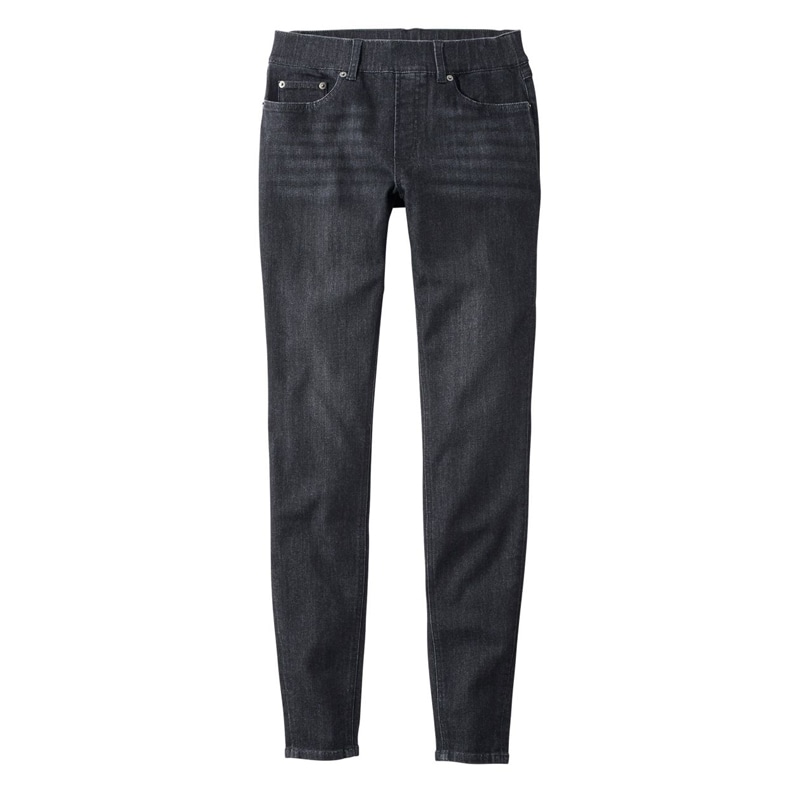 ジャパン・フィット ビーンフレックス・ジーンズ、ミッドライズ スキニーレッグ プルオン