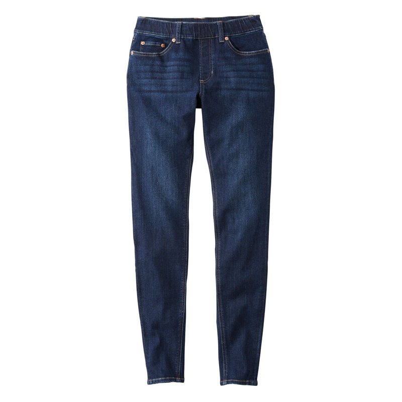 ジャパン・フィット ビーンフレックス・ジーンズ、ミッドライズ スキニーレッグ プルオン