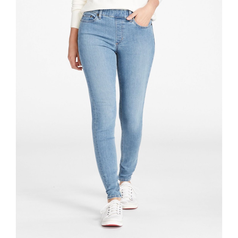 ジャパン・フィット ビーンフレックス・ジーンズ、ミッドライズ スキニーレッグ プルオン