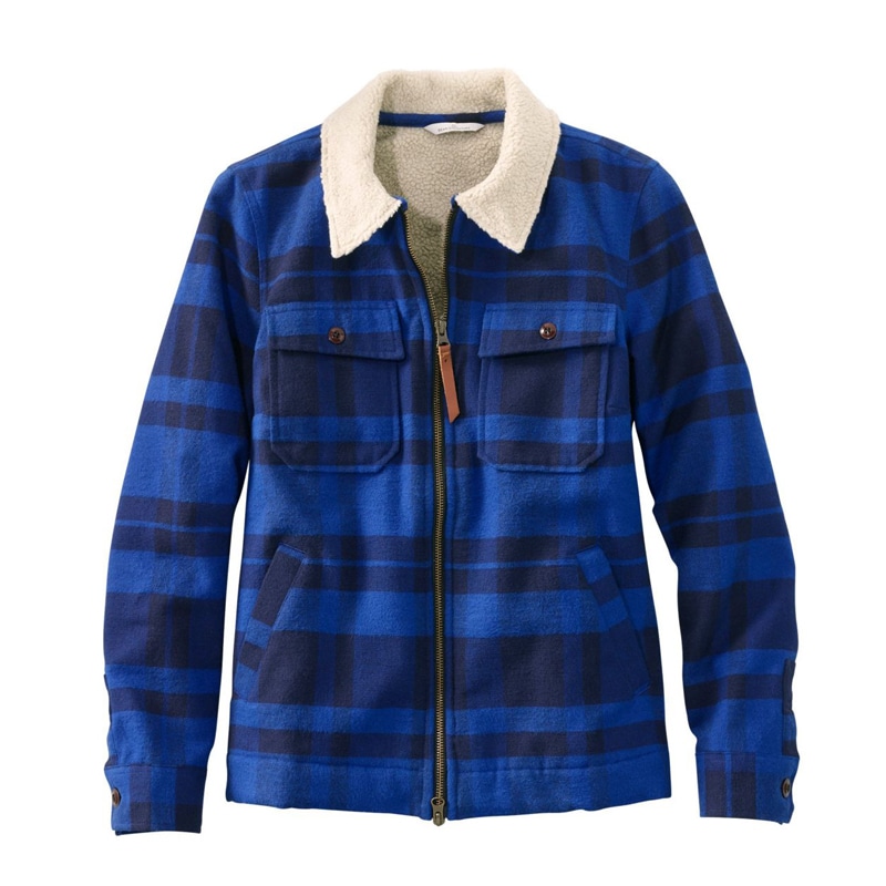 米国フィット・レギュラー シグネチャー・シャミー・ジップ・シャツ、シェルパラインド