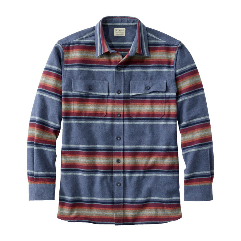 ジャパン・フィット シャミー・クロス・シャツ、ストライプ