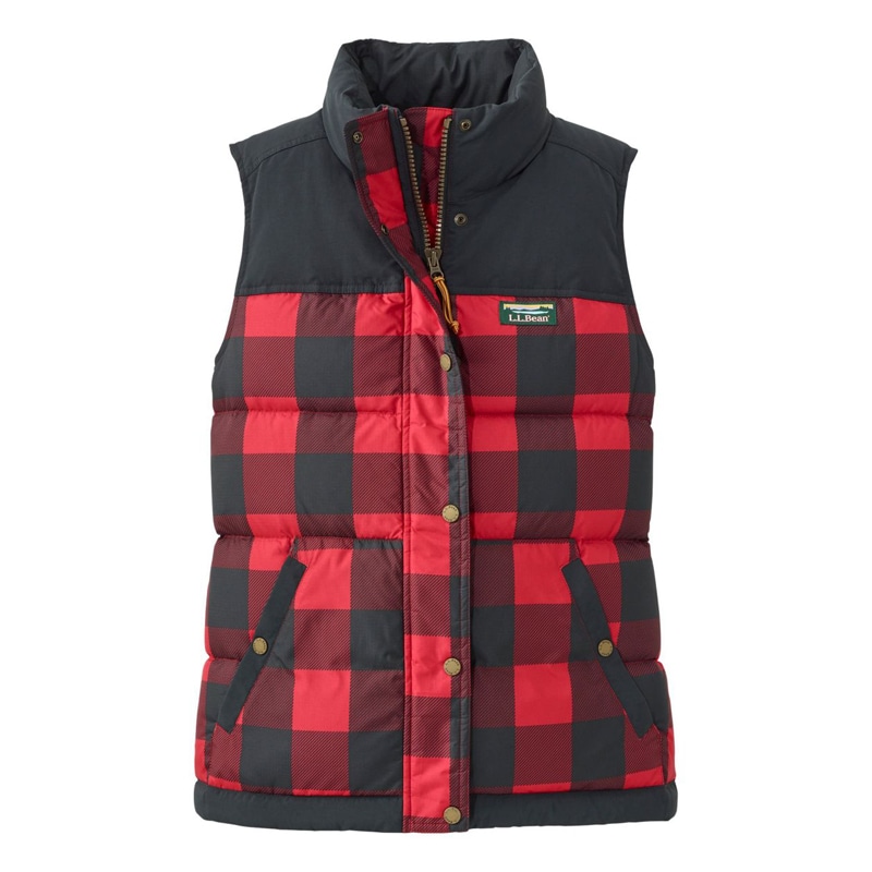 米国フィット・プチ マウンテン・クラシック・ダウン・ベスト、プリント