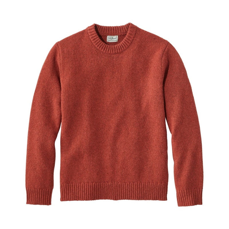 ジャパン・フィット エル・エル・ビーン・クラシック・ラグ・ウール・セーター、クルーネック