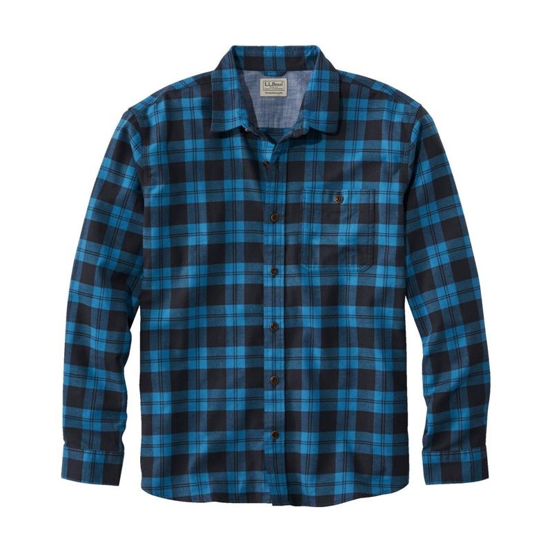 米国フィット・レギュラー ビーンフレックス・オールシーズン・フランネル・シャツ、トラディショナル・フィット　長袖