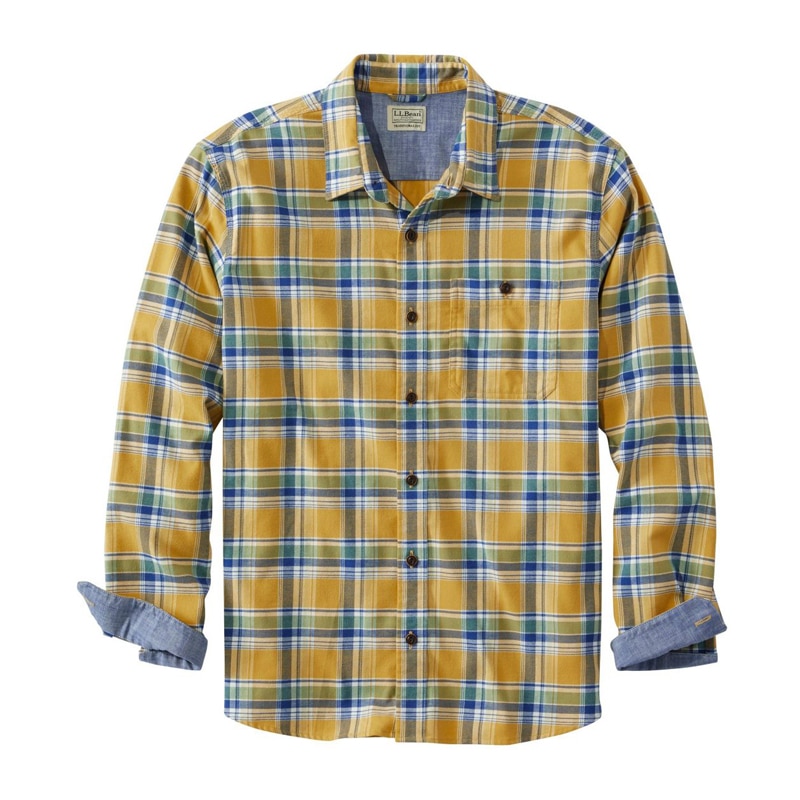 米国フィット・レギュラー ビーンフレックス・オールシーズン・フランネル・シャツ、トラディショナル・フィット　長袖