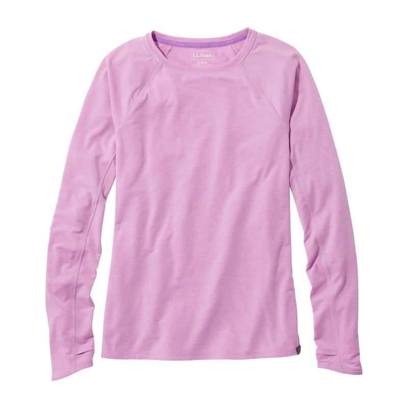 米国フィット・レギュラー エブリデイ・サンスマート・ティ、長袖 クルーネック