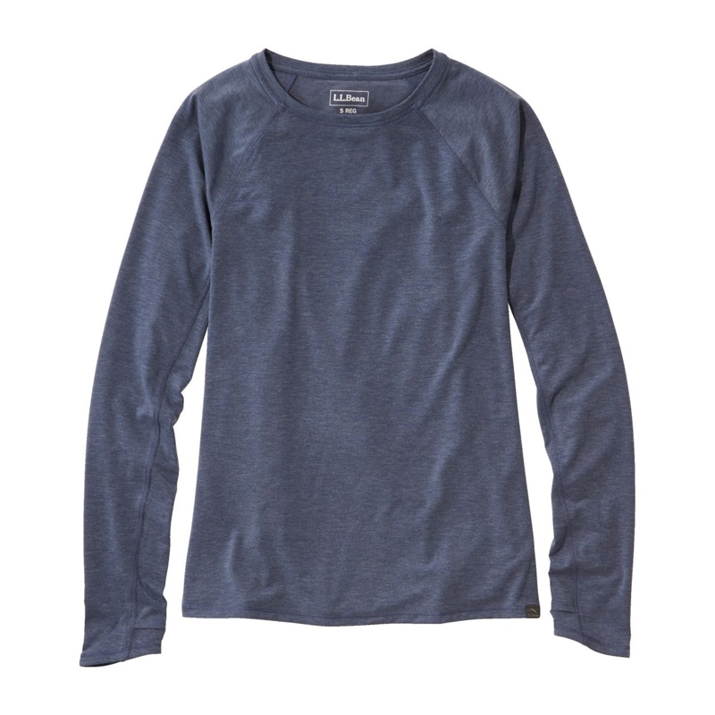 米国フィット・レギュラー エブリデイ・サンスマート・ティ、長袖 クルーネック