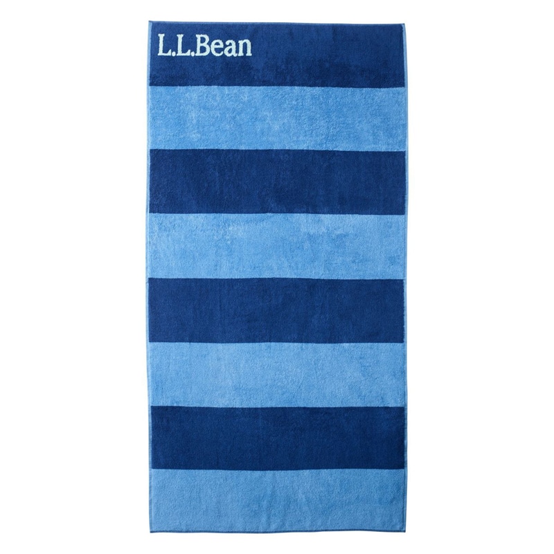 シーサイド・ビーチ・タオル、リバーシブル・ストライプ