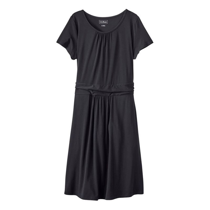 ジャパン・フィット サマー・ニット・ドレス、スクープネック