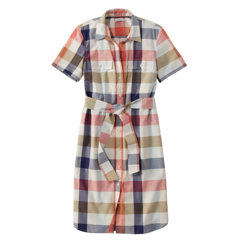 米国フィット・レギュラー シグネチャー・シャツ・ドレス、パターン