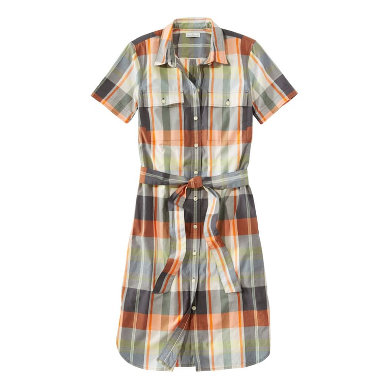 米国フィット・レギュラー シグネチャー・シャツ・ドレス、パターン