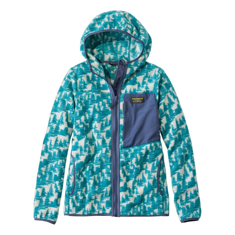 米国フィット・プチ マウンテン・クラシック・フリース・フーディ、プリント