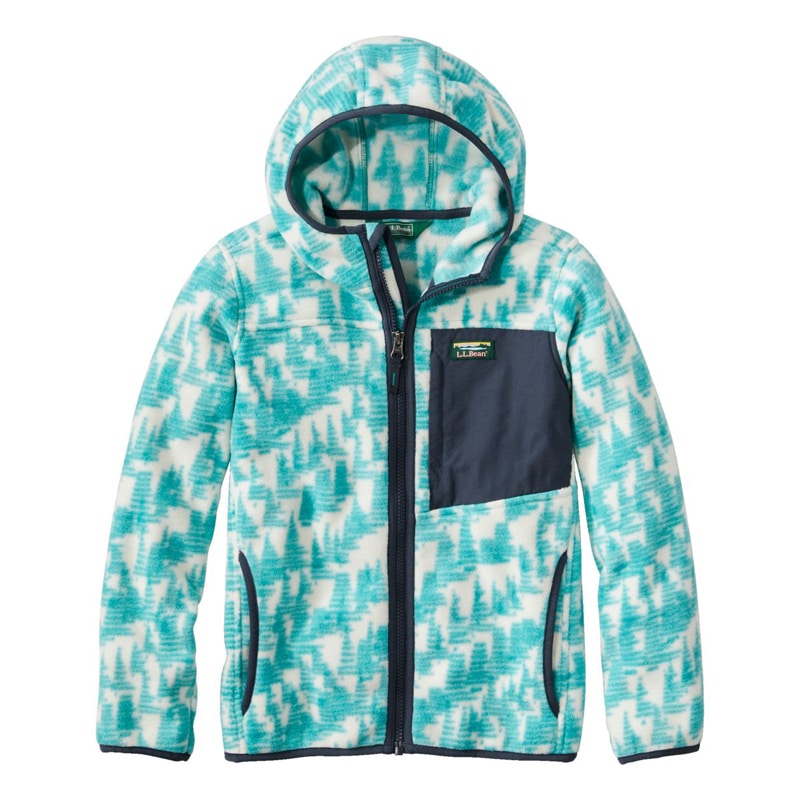 ビックキッズ・レトロ・マウンテン・クラシック・フリース・ジャケット、プリント