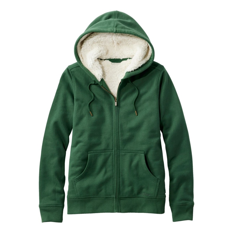 米国フィット・プチ エル・エル・ビーン 1912 スウェットシャツ、シェルパラインド・フーディ