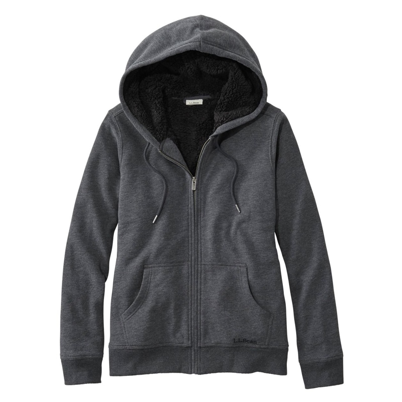 米国フィット・プチ エル・エル・ビーン 1912 スウェットシャツ、シェルパラインド・フーディ