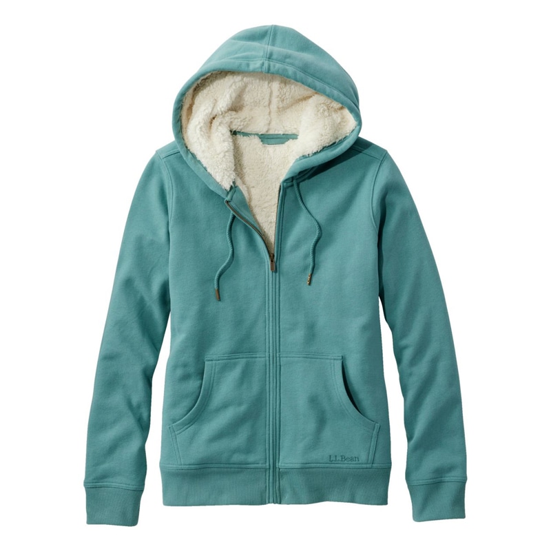 米国フィット・プチ エル・エル・ビーン 1912 スウェットシャツ、シェルパラインド・フーディ