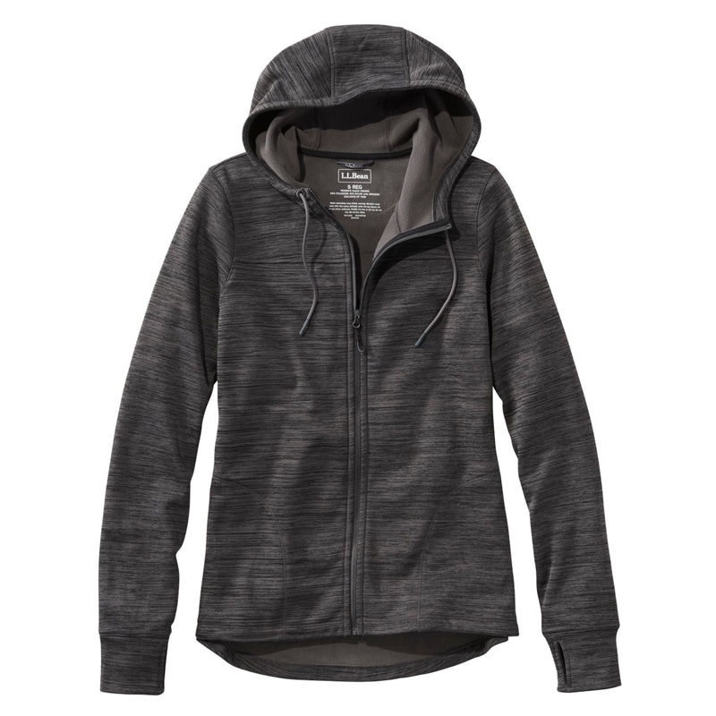 米国フィット・レギュラー プリマロフト・サーマストレッチ・フリース、フルジップ・フーディ