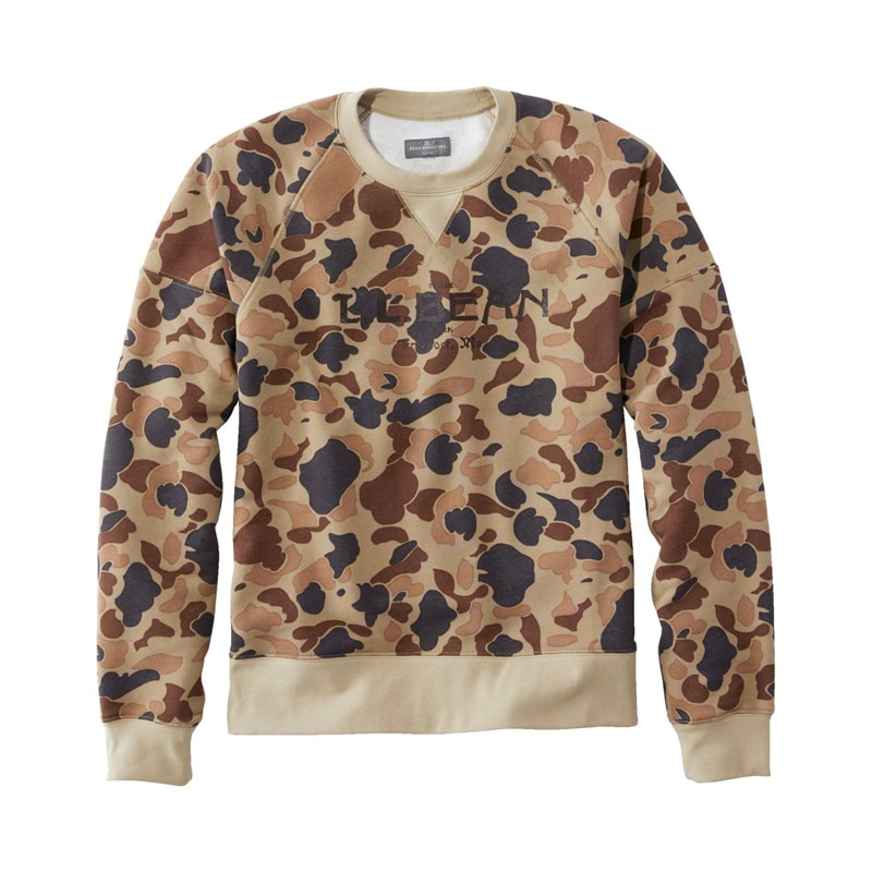 米国フィット・レギュラー シグネチャー・ヘリテージ・スウェットシャツ、クルーネック プリント