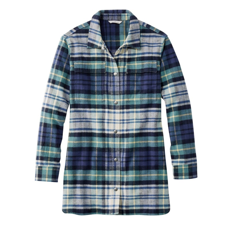 米国フィット・レギュラー シグネチャー・シャミー・シャツ、スナップフロント プラッド