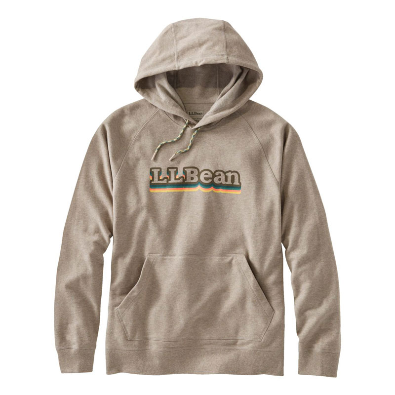 米国フィット・レギュラー エル・エル・ビーン・コンフォート・キャンプ・スウェットシャツ、フーディ グラフィック