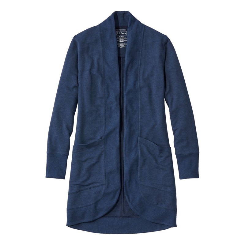 米国フィット・プチ ソフトフレックス・ロング・オープン・カーディガン