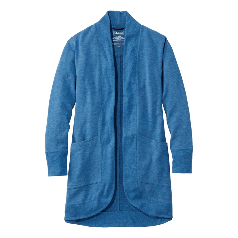 米国フィット・プチ ソフトフレックス・ロング・オープン・カーディガン