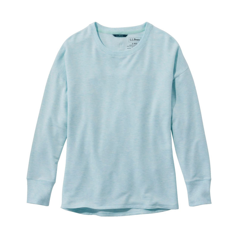 米国フィット・プチ ソフトフレックス・クルーネック・ドルマン・スリーブ・プルオーバー