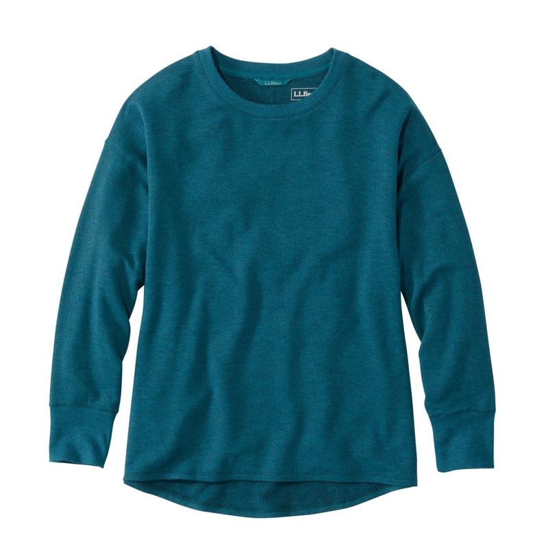 米国フィット・プチ ソフトフレックス・クルーネック・ドルマン・スリーブ・プルオーバー