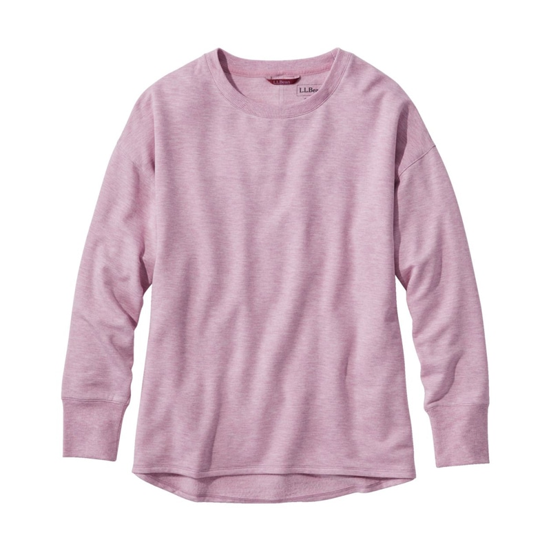 米国フィット・プチ ソフトフレックス・クルーネック・ドルマン・スリーブ・プルオーバー