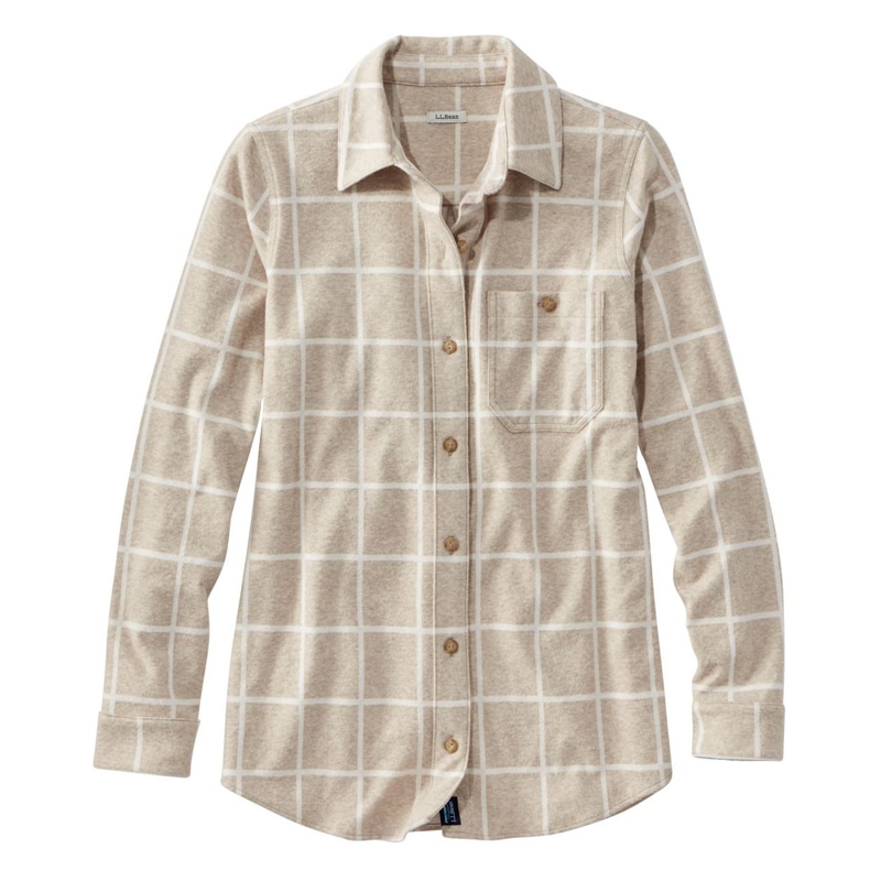 米国フィット・レギュラー エル・エル・ビーン・フェイバリット・ニット・シャツ、プラッド