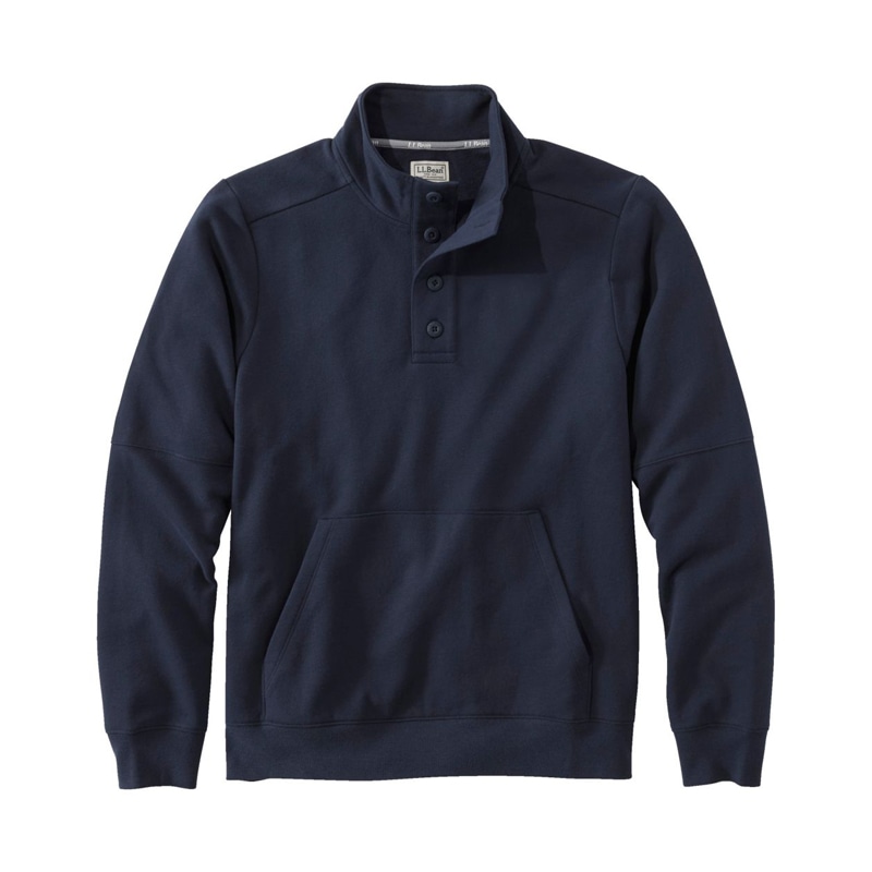 米国フィット・レギュラー エル・エル・ビーン 1912 スウェットシャツ、ボタンモック