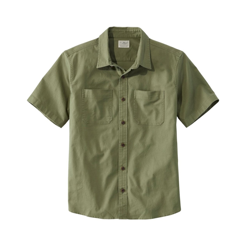 米国フィット・レギュラー ビーンフレックス・ツイル・シャツ、トラディショナル・フィット　半袖