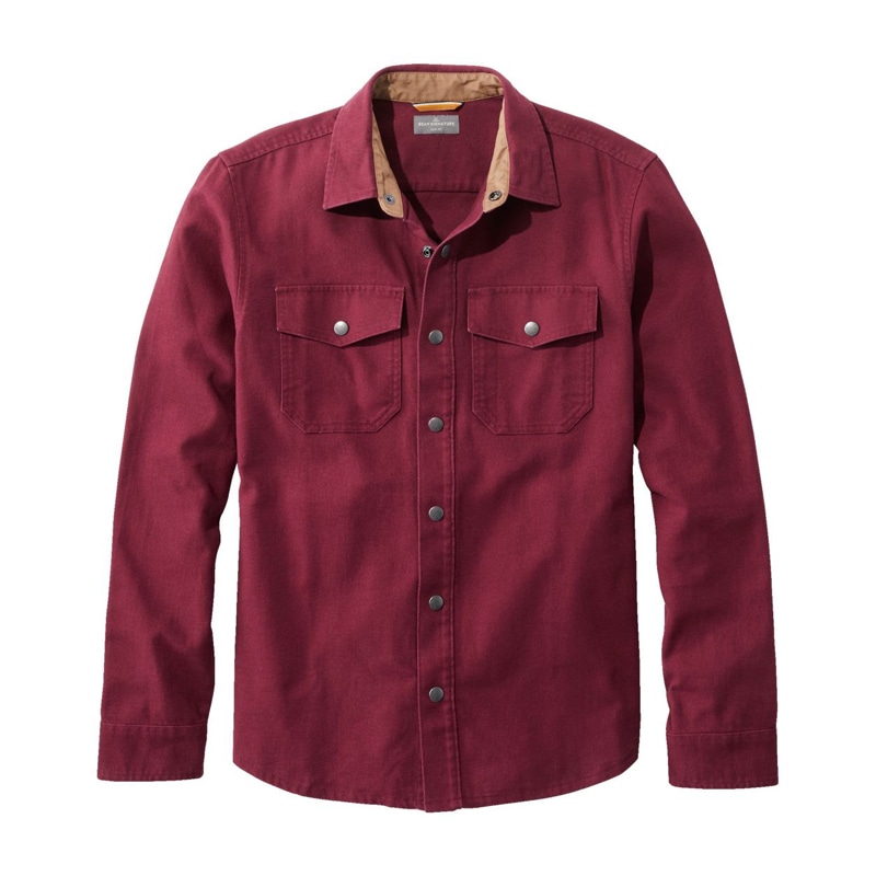 米国フィット・レギュラー シグネチャー・ラギッド・ソフト・ツイル・シャツ