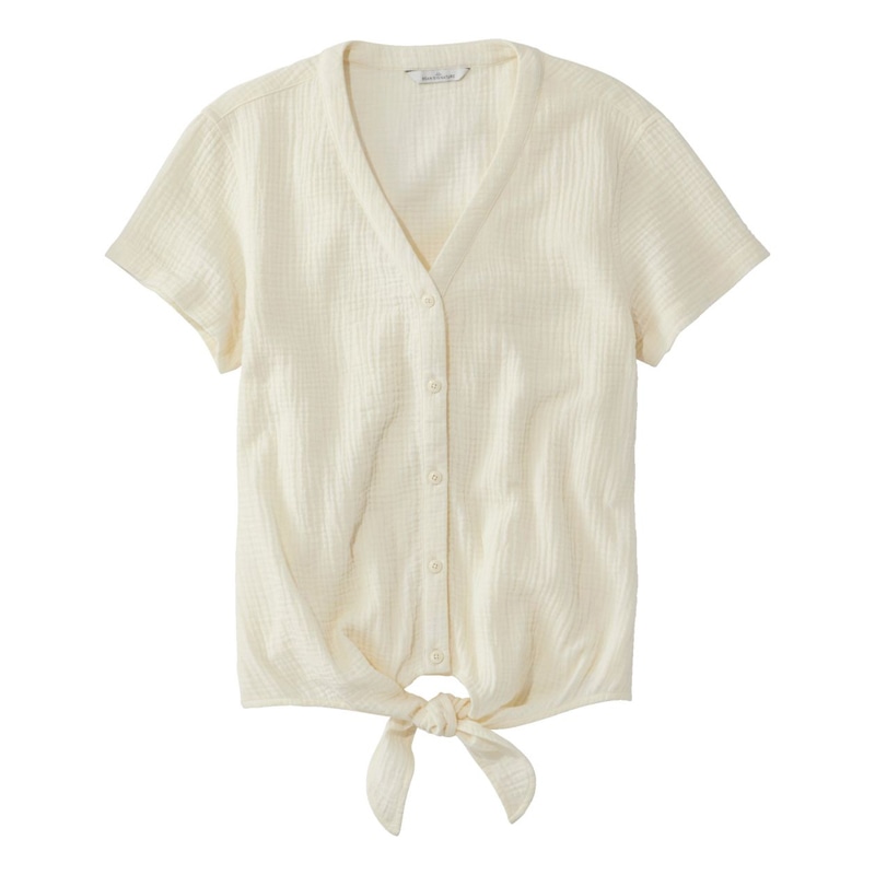 米国フィット・レギュラー シグネチャー・コットン・ダブル・ウィーブ・シャツ、半袖