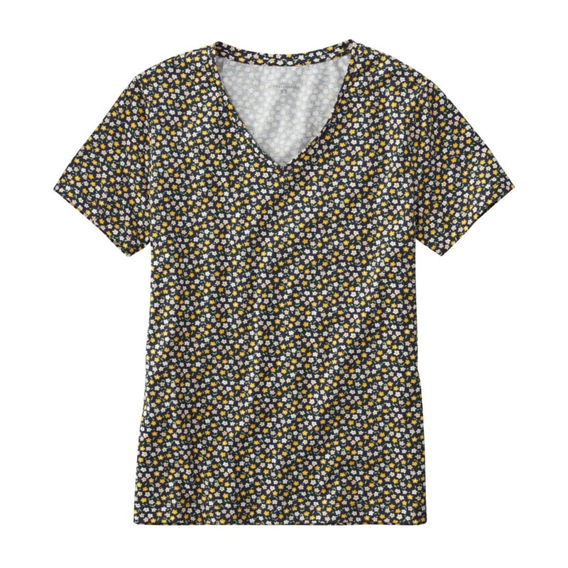 米国フィット・レギュラー シグネチャー・レンジリー・コットン・ティ、Vネック