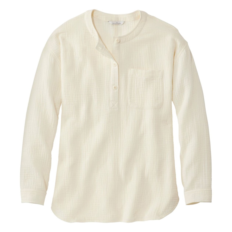 米国フィット・レギュラー シグネチャー・コットン・ダブルウィーブ・シャツ、長袖