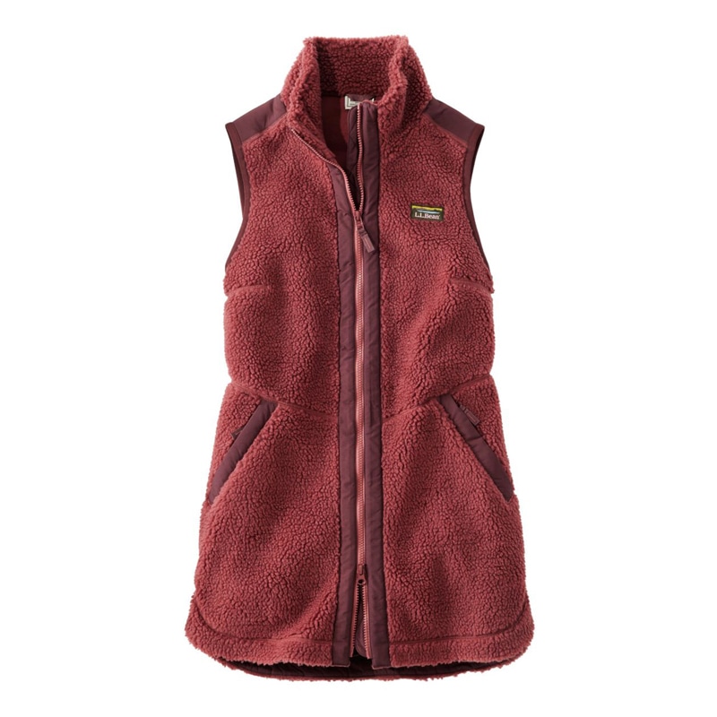 米国フィット・プチ ビーンズ・シェルパ・フリース・ロング・ベスト