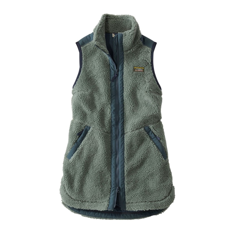 米国フィット・プチ ビーンズ・シェルパ・フリース・ロング・ベスト