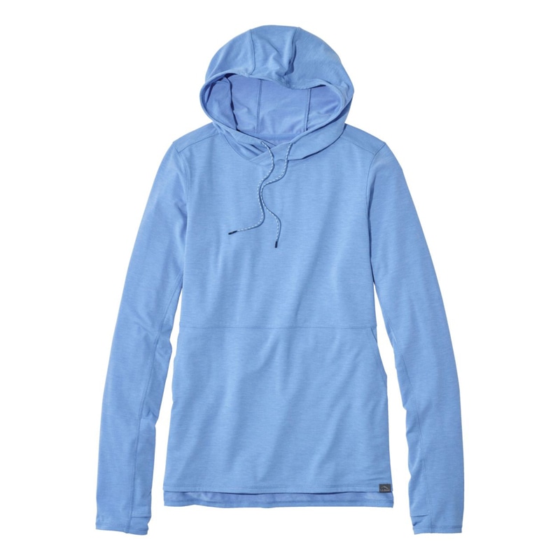 米国フィット・レギュラー エブリデイ・サンスマート・フード・プルオーバー、長袖