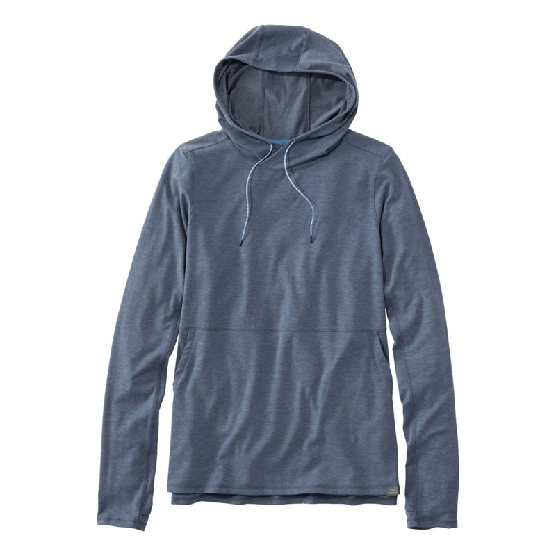 米国フィット・レギュラー エブリデイ・サンスマート・フード・プルオーバー、長袖