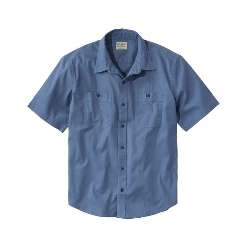 ジャパン・フィット レイクウォッシュ・キャンプ・シャツ、半袖