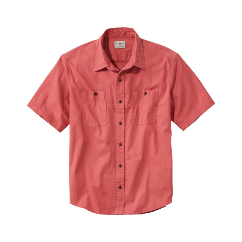 ジャパン・フィット レイクウォッシュ・キャンプ・シャツ、半袖