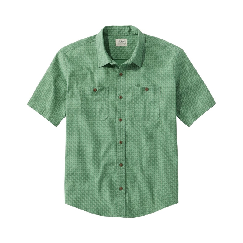 ジャパン・フィット レイクウォッシュ・キャンプ・シャツ、半袖