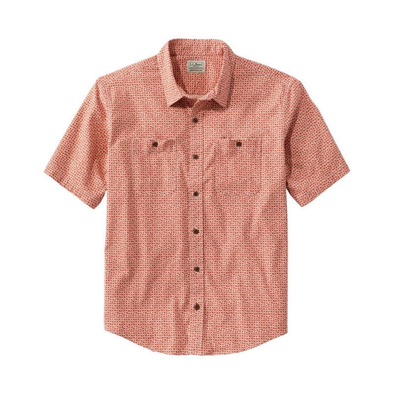 ジャパン・フィット レイクウォッシュ・キャンプ・シャツ、半袖