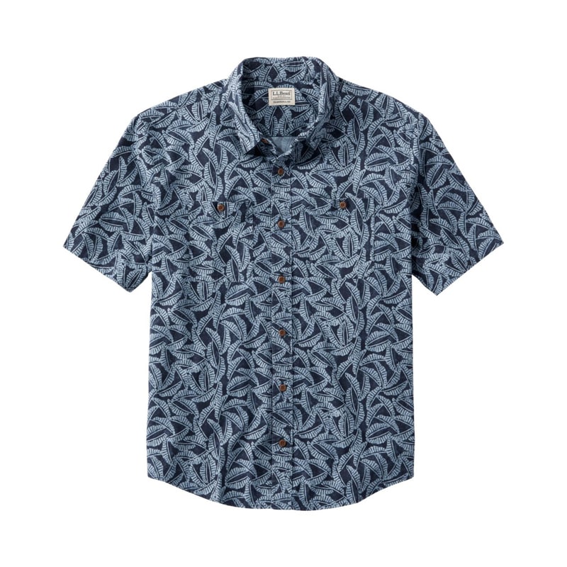 ジャパン・フィット レイクウォッシュ・キャンプ・シャツ、半袖