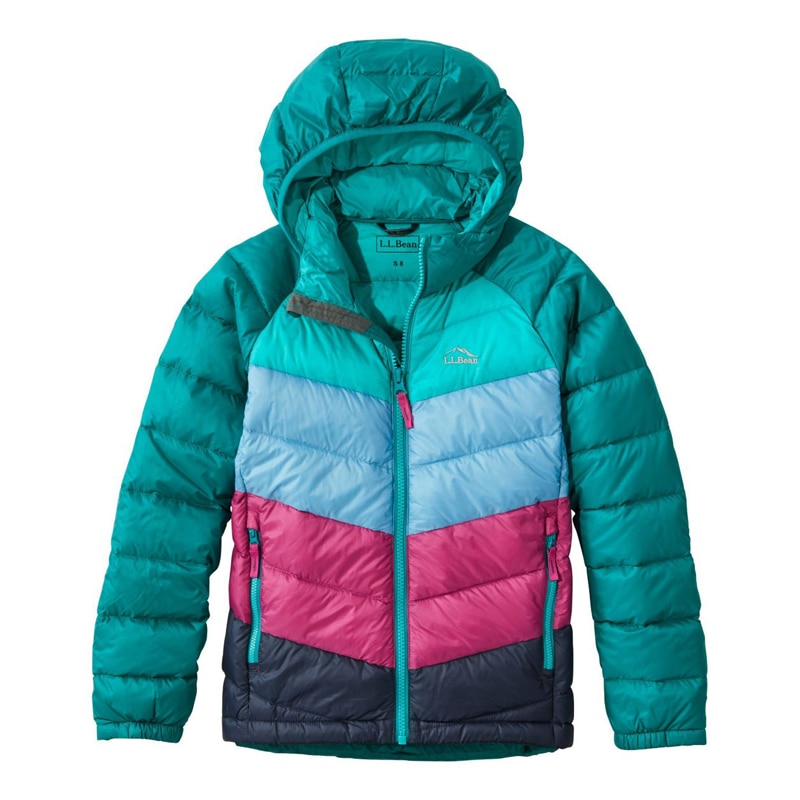 ビックキッズ・ウルトラライト 650 ダウン・ジャケット、カラーブロック