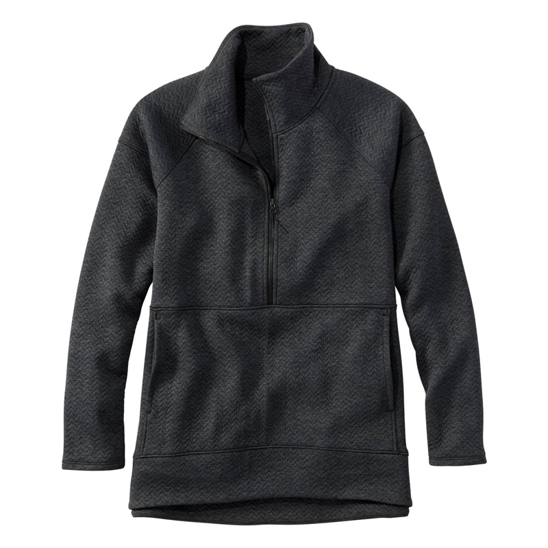 米国フィット・プチ フレックスフォワード・キルト・ハーフジップ・プルオーバー